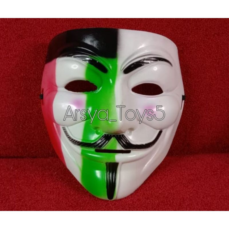 Topeng Joker Anonymus/topeng hacker/topeng jabwockezz motif