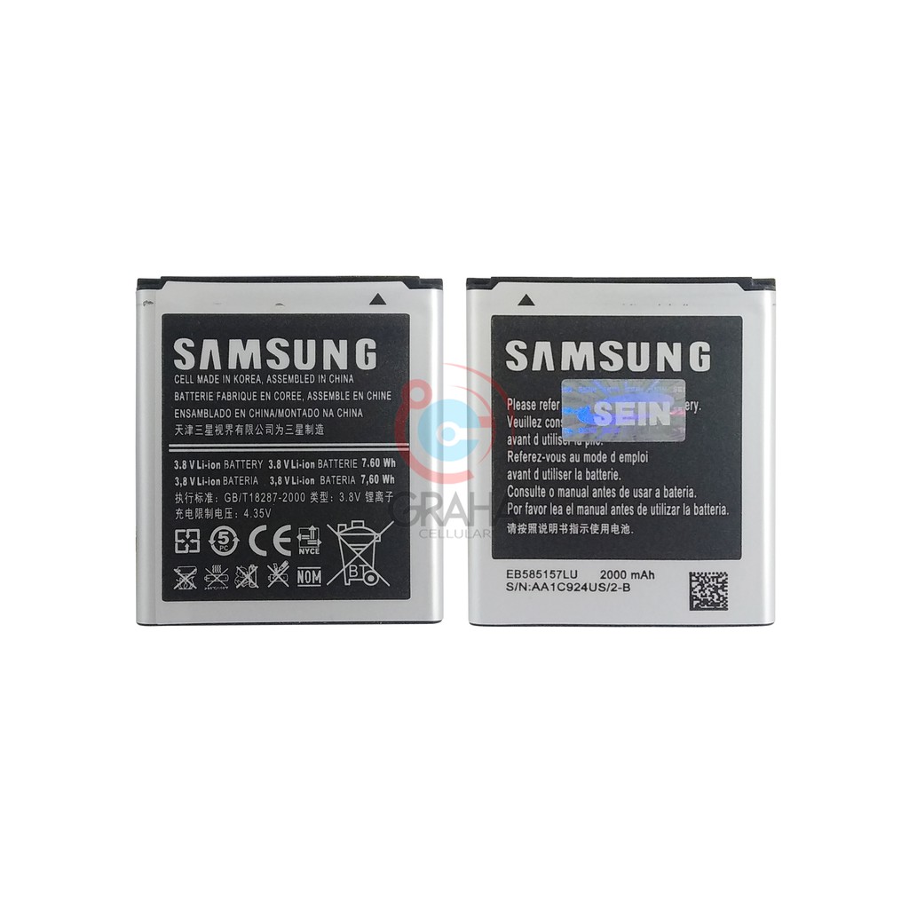 BATERAI / BATTERY / BATRE SAMSUNG G355 / I8552 / CORE 2 ORI