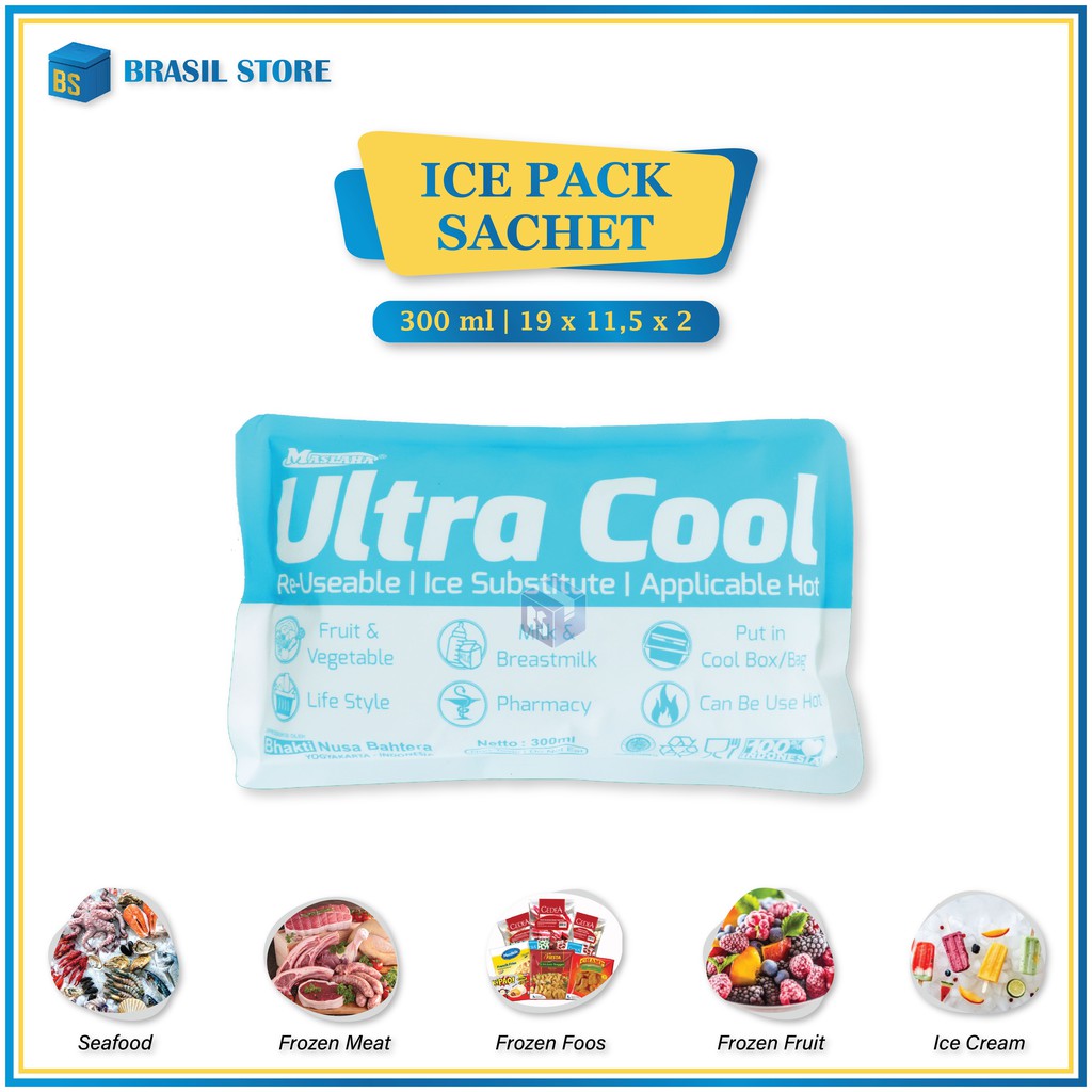 Ultra Cool Ice Gel Sachet 300ml