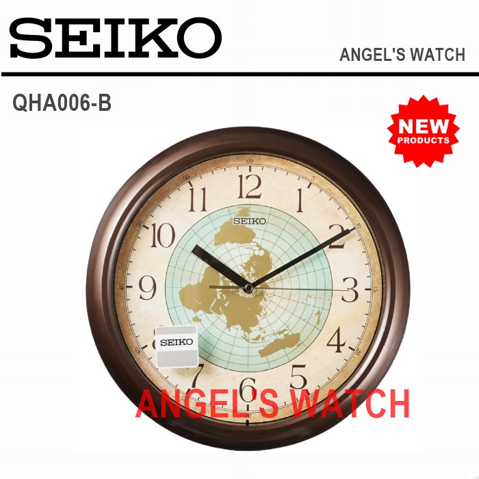 Jam dinding seiko wall clock new model QHA006 CLASSIC QHA006B QHA006Z - QHA006B