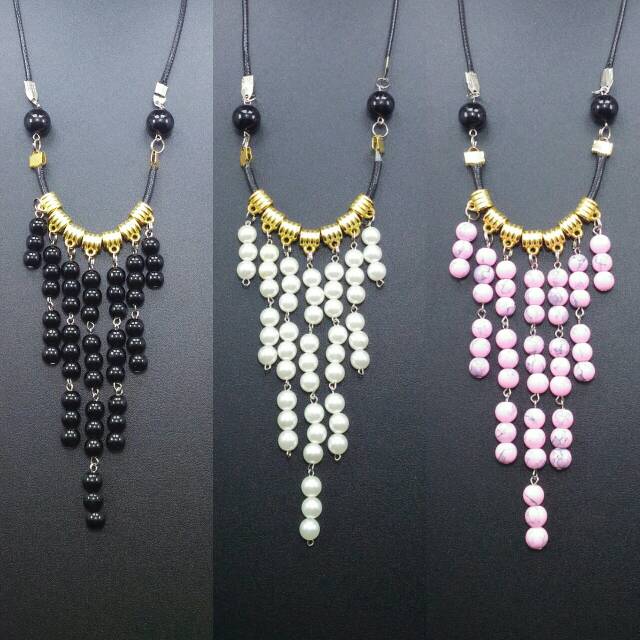 Aksesoris kalung hijab fashion kekinian kalung cantik kalung hijab lucu kalung