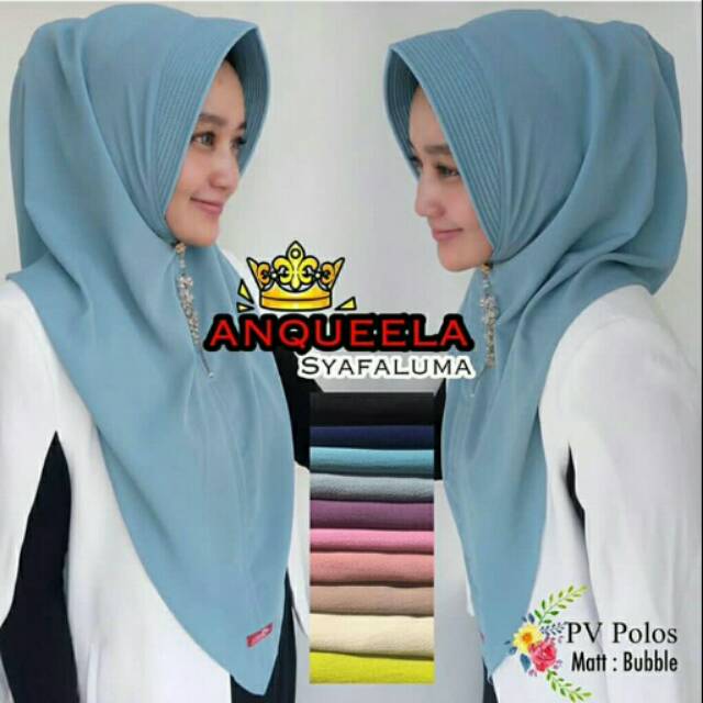 Jilbab Pv polos Ori Anquella