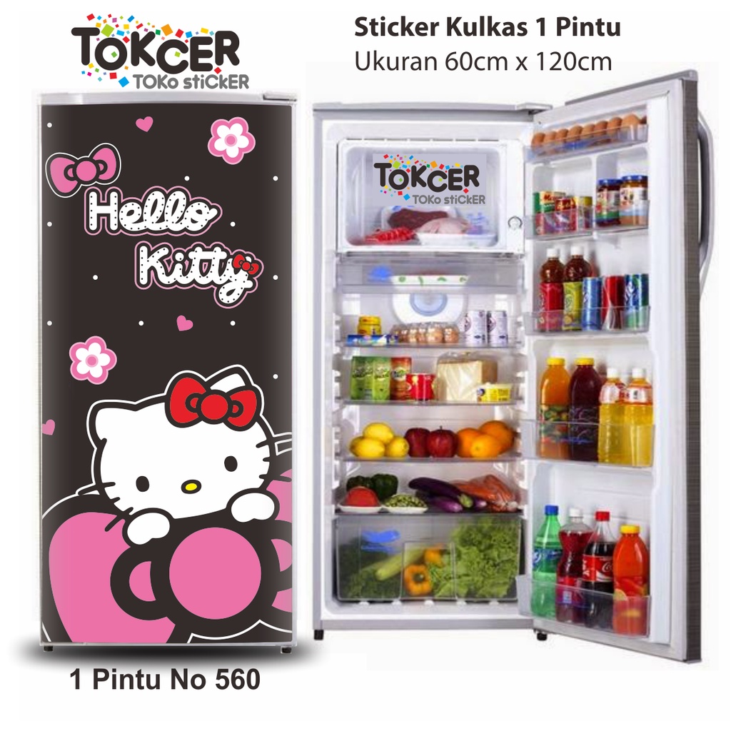 Stiker Kulkas/stiker Kompor/stiker Magicom HELLO KITTY