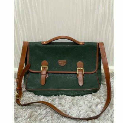 TOSCANO tas wanita/ WORK bag/ TAS KULIT SELEMPANG wanita preloved