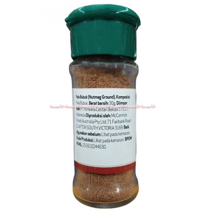 Mccormick Nutmeg Ground 10gr Bumbu Mc Kormick Buah Pala Bubuk Halus Mc cormick Nut Meg