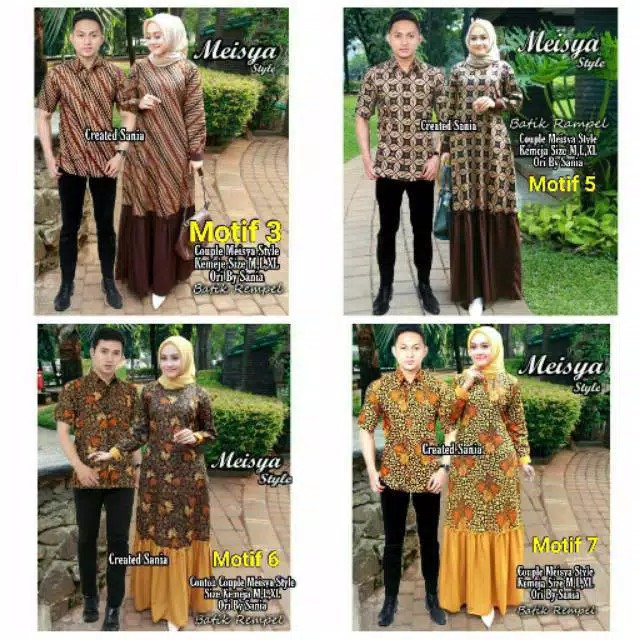 Maura Couple - Sania Ruffle Batik Couple Jumbo Ori Ndoro Jowi Dnt Garansi Termurah Shopee - Solo