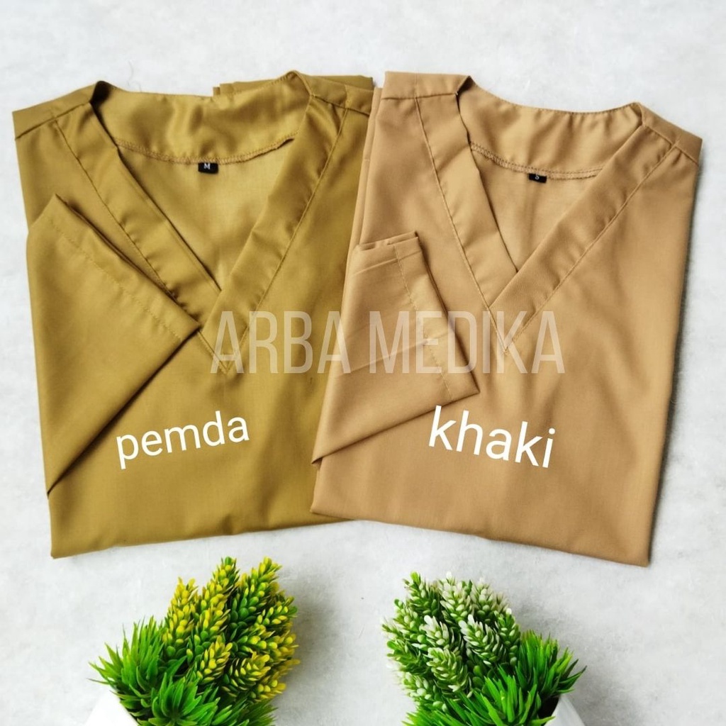 Baju Ok Oka Dokter Perawat Bidan Petugas medis Lengan Panjang TOYOBO Original PART 3