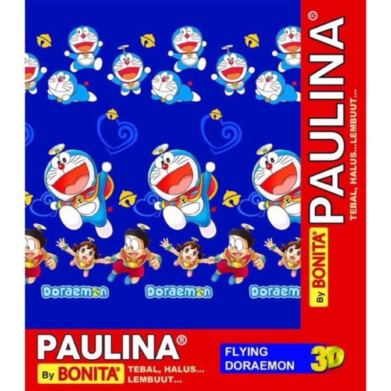 Selimut BONITA 3D Paulina FLYING DORAEMON 160x200