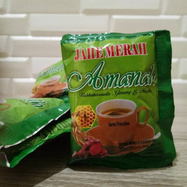 

JAHE MERAH AMANAH SUPER INSTAN (SACHET)