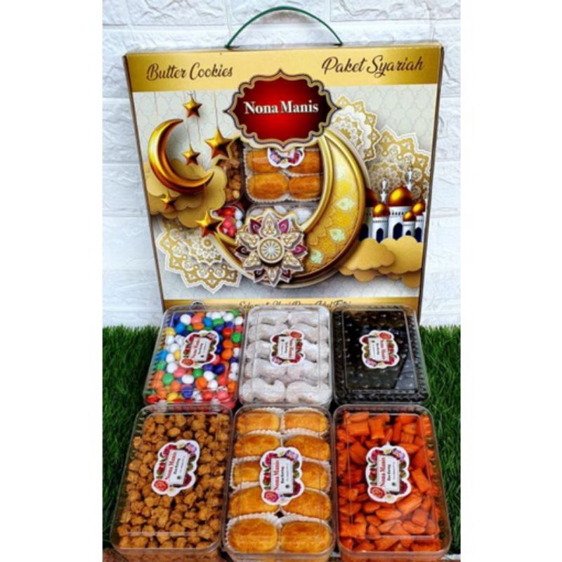 NONA MANIS SYARIAH - PAKET KUE LEBARAN - SNACK DAN KACANG