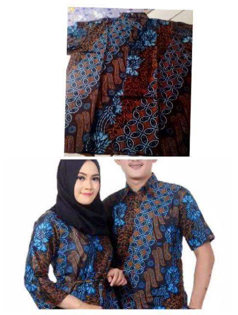 Batik Keluarga Couple Gamis M L Xl Xxl Xxxl Blouse Seno Super Jumbo