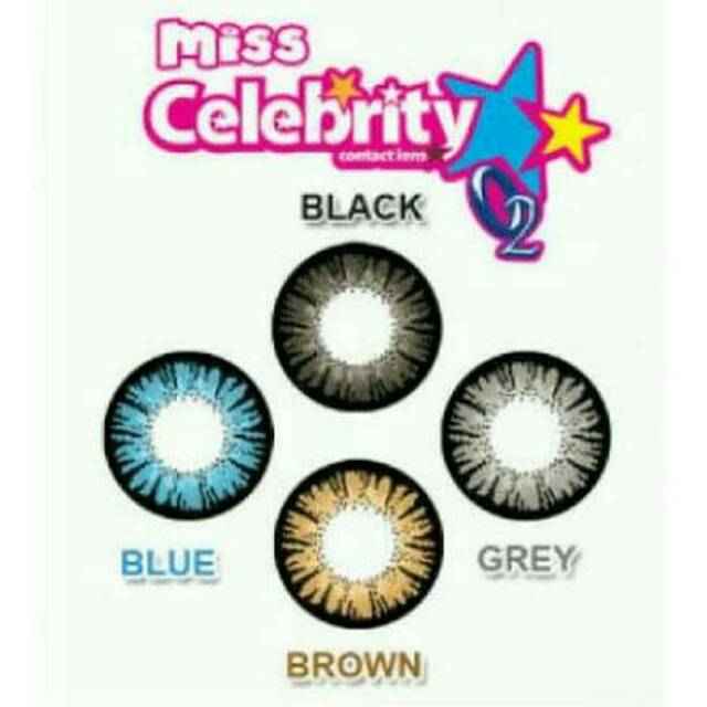 Softlens Omega Miss Celebrity + Cairan O2 Brilliant