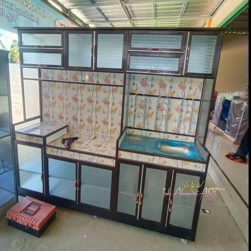 Kitchen Set Dapur Sehat - Wastafel Bahan Alumunium Tebal
