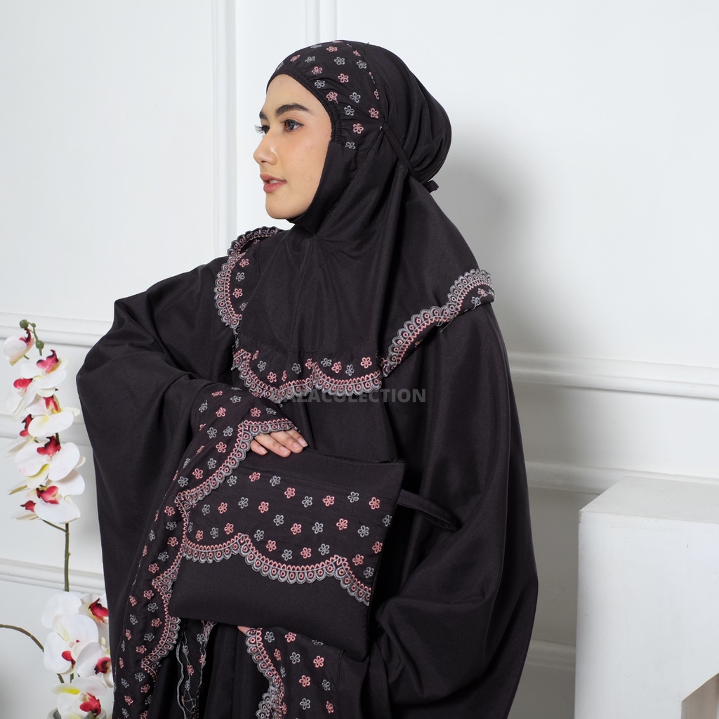 Mukena Dewasa Marwah Renda Bordir Premium