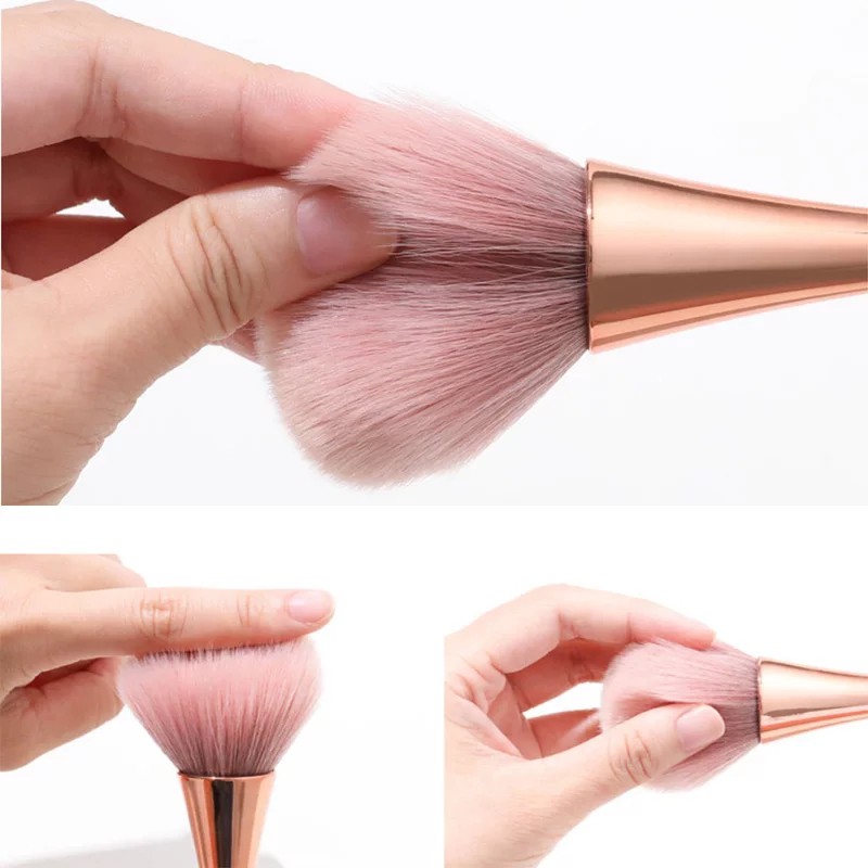 Kuas Make Up Powder Brush / Makeup Brush Blush On Mermaid Foundation / Kuas Kosmetik Bedak / Make Up Tools