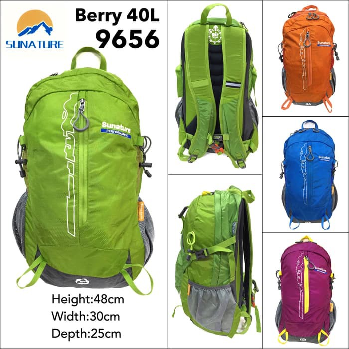 HOT SALE TAS GUNUNGU002F OUTDOOR TAS HIKING 40L U002F TAS CARRIER U002F SUNATURE BERRY 9656