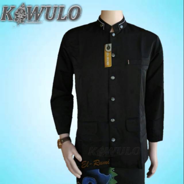 Jas koko hitam polos murah.