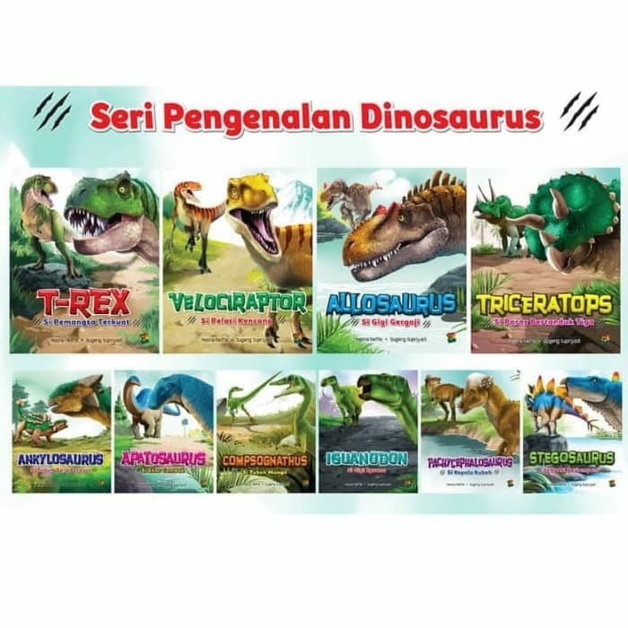 Seri Pengenalan Dinosaurus - Buku Cerita Anak - zikrul Kids