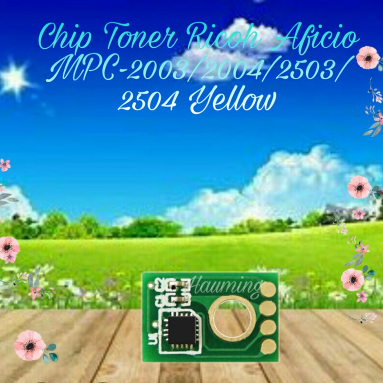 Chip Toner Ricoh Aficio MP C2003 C2004 C2503 C2504 C3003 C3503 C4503 C5503 C6003 SP Yellow