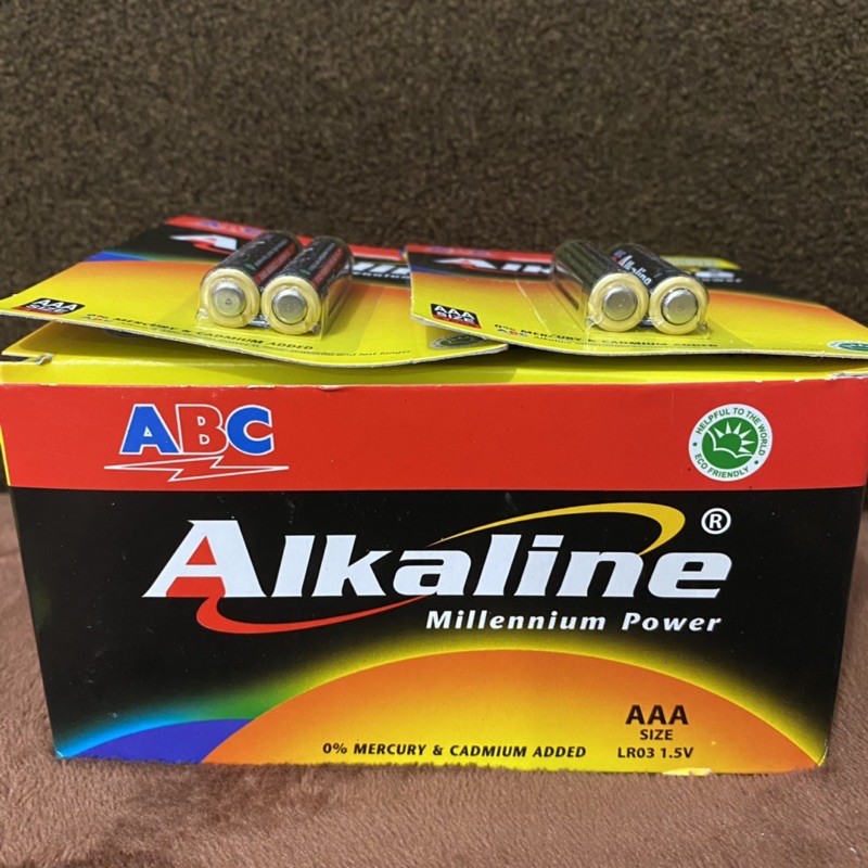 Alkaline AAA size / Batre abc alkaline AA size &amp; AAA size