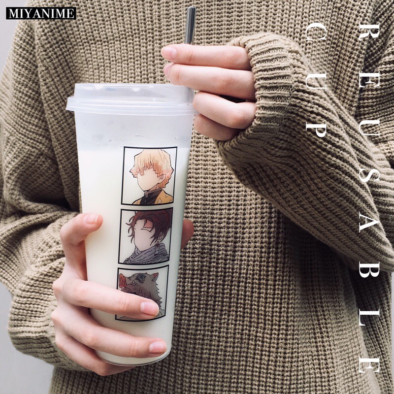 miyanime // anime reusable cup 700ml