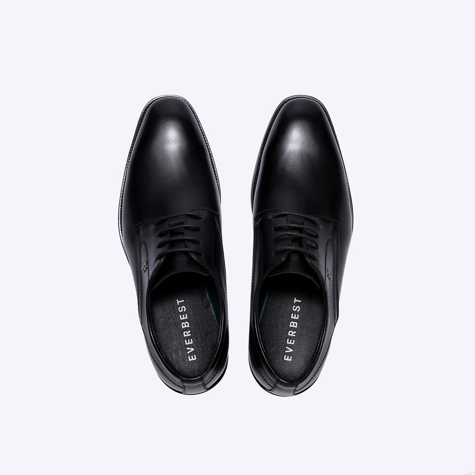 SEPATU FORMAL EVERBEST PRIA ORIGINAL PANTOFEL KULIT ASLI HITAM EM45