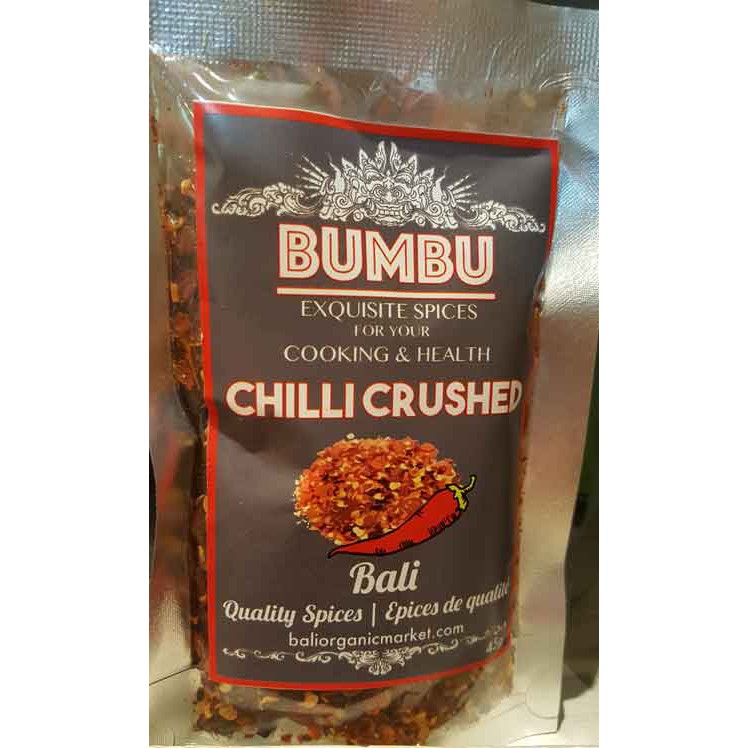 Bali Organic SEASONING Chilli Crushed - BUMBU DASAR Cabe Kering Tumbuk