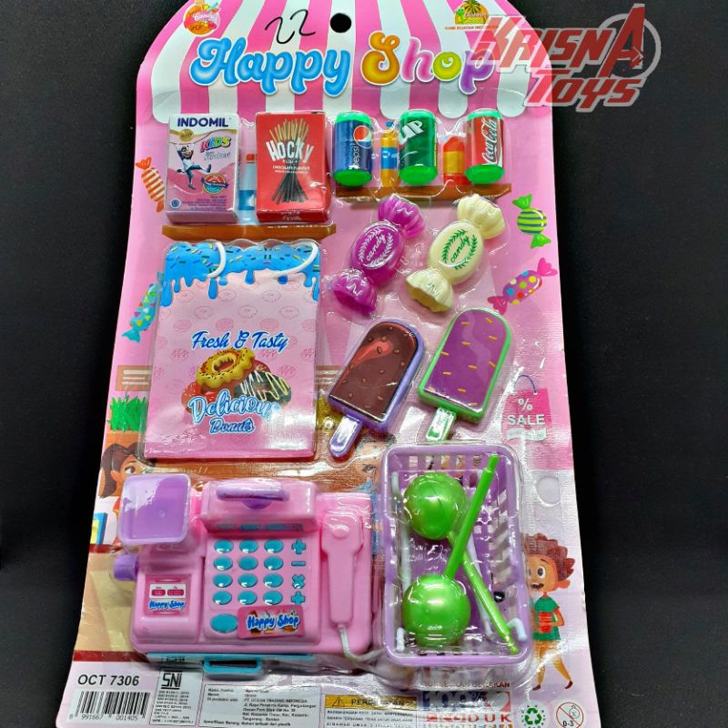 MAINAM ANAK HAPPY SHOP/KITCHEN SET/KASIR ES KRIM SET