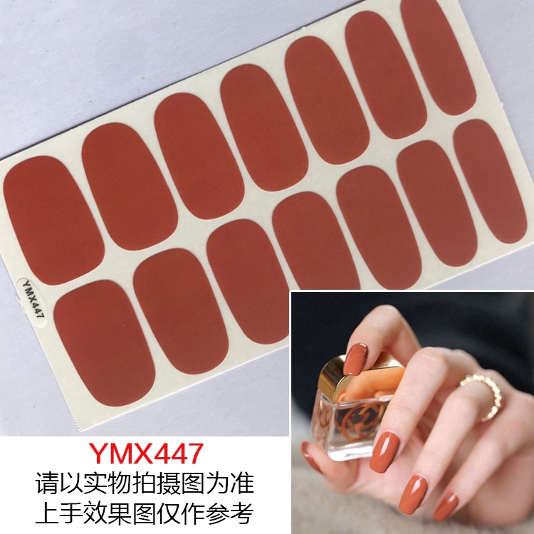 Ymx440-457 Stiker Kuku 3D Bahan Akrilik untuk Nail Art