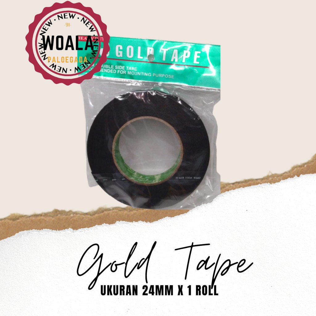 

Solasi Lakban Isolasi Double Tape Foam Double Side Tape Perekat Bolak Balik Kuat Termurah