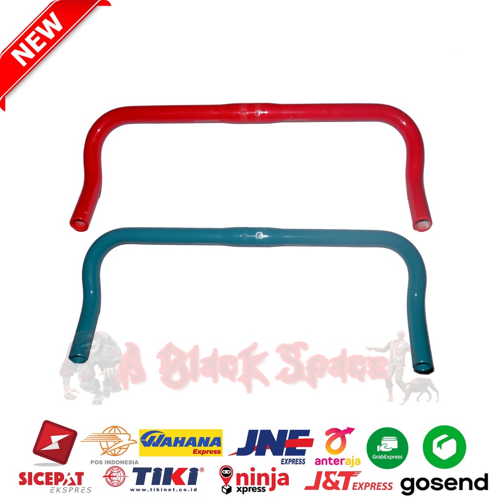 Stang Handlebar Sepeda Fixie Bullhorn Promax Tanduk Alloy