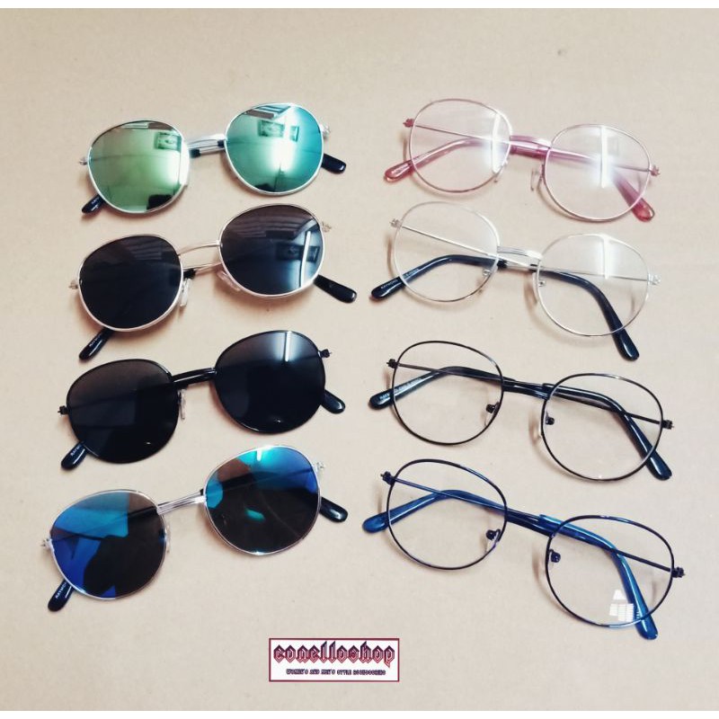 FRAME KACAMATA ANAK (UMUR 2-6 TH) MODEL OVAL BESI