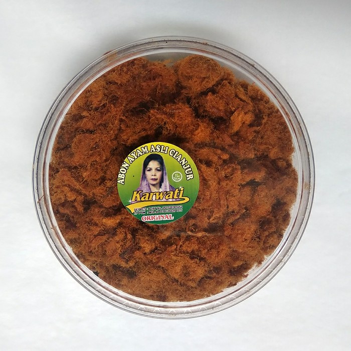 

ABON AYAM TOPLES BESAR KARWATI KHAS CIANJUR 140gr