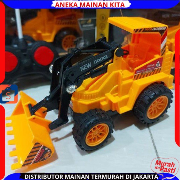 RC Beko Excavator Truk Engineering Mainan Anak Remote Control