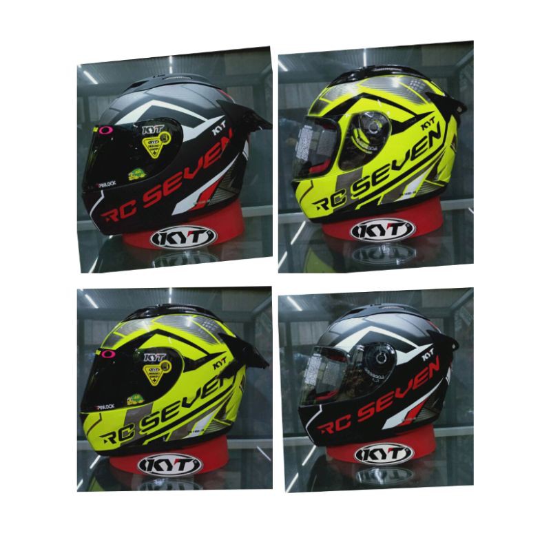 KYT RC 7 SERI 18 PAKET GANTENG(BISA COD)