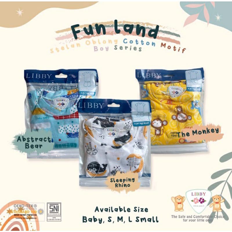 Libby oblong cotton motif boy/Girl