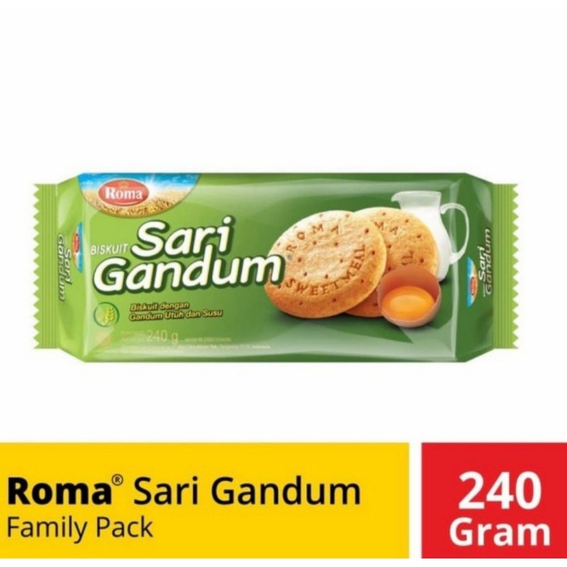 

Roma Sari Gandum Family Pack 240g (Pcs)
