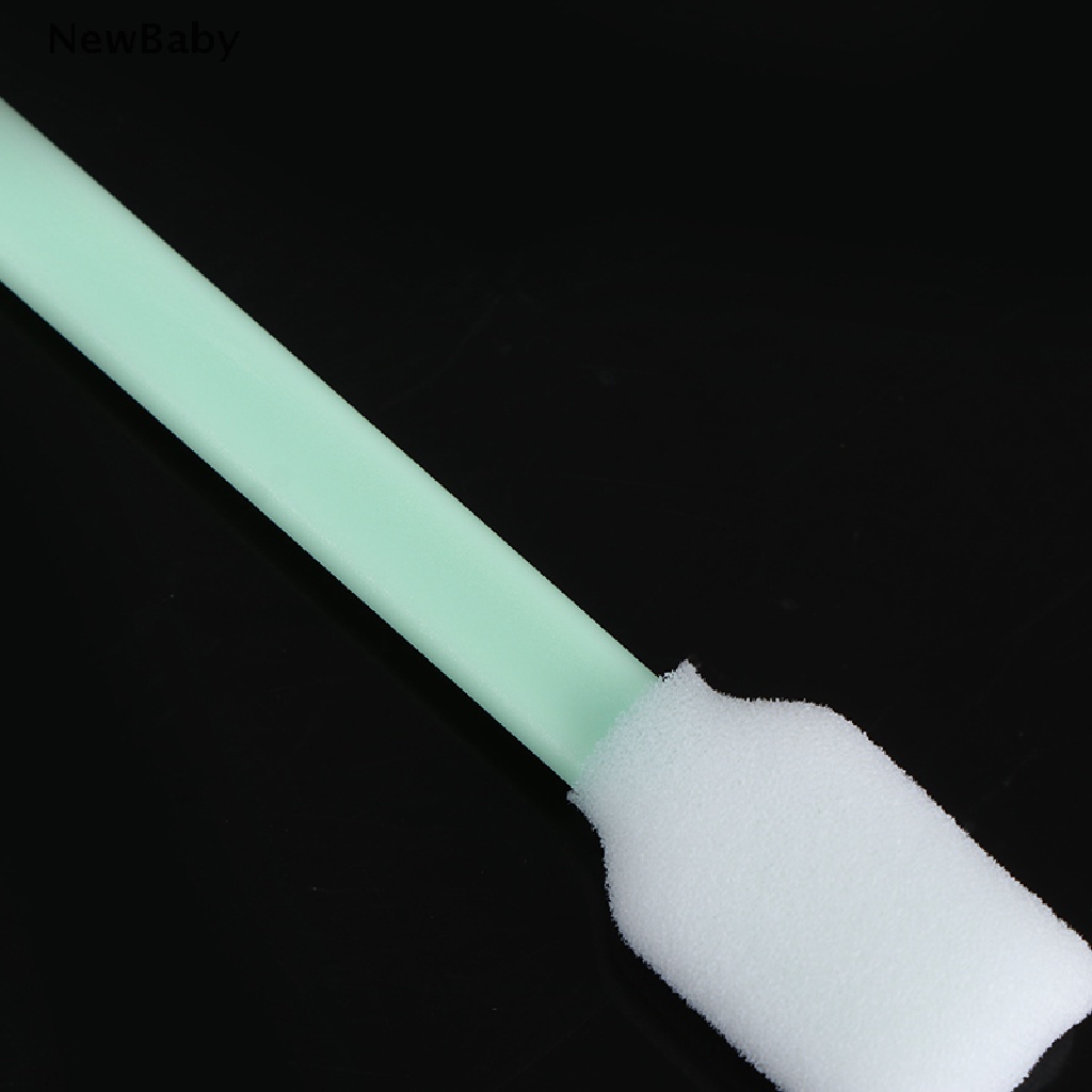 50pcsset Stik Spons Anti Statis Untuk Membersihkan Telinga Bayi