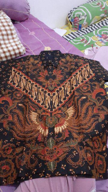 Wirayudha Pendek Kemeja Batik Pria Full Furing Katun Primisima