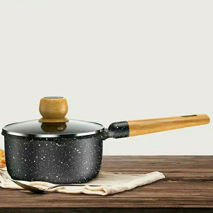 Panci Susu - Sauce Pan Micoe Batu Maifan Anti Lengket 18cm