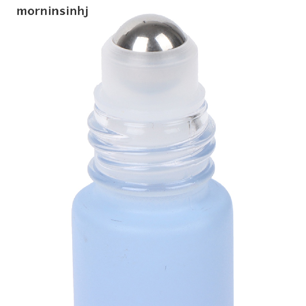 Mornin 1pc Botol Kaca Roll On Tebal 10ml Untuk Essential Oil