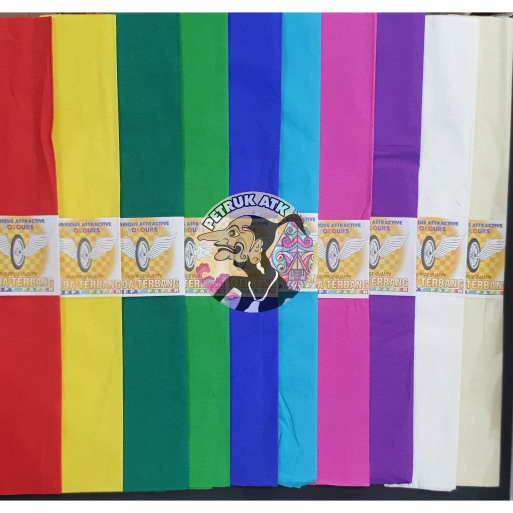 

[PCS] KERTAS KREP / CREPT PAPER / KERTAS KLOBOT