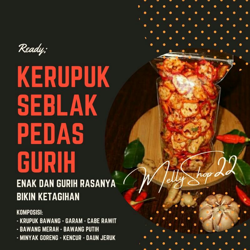 

(Termurah) krupuk seblak pedas gurih