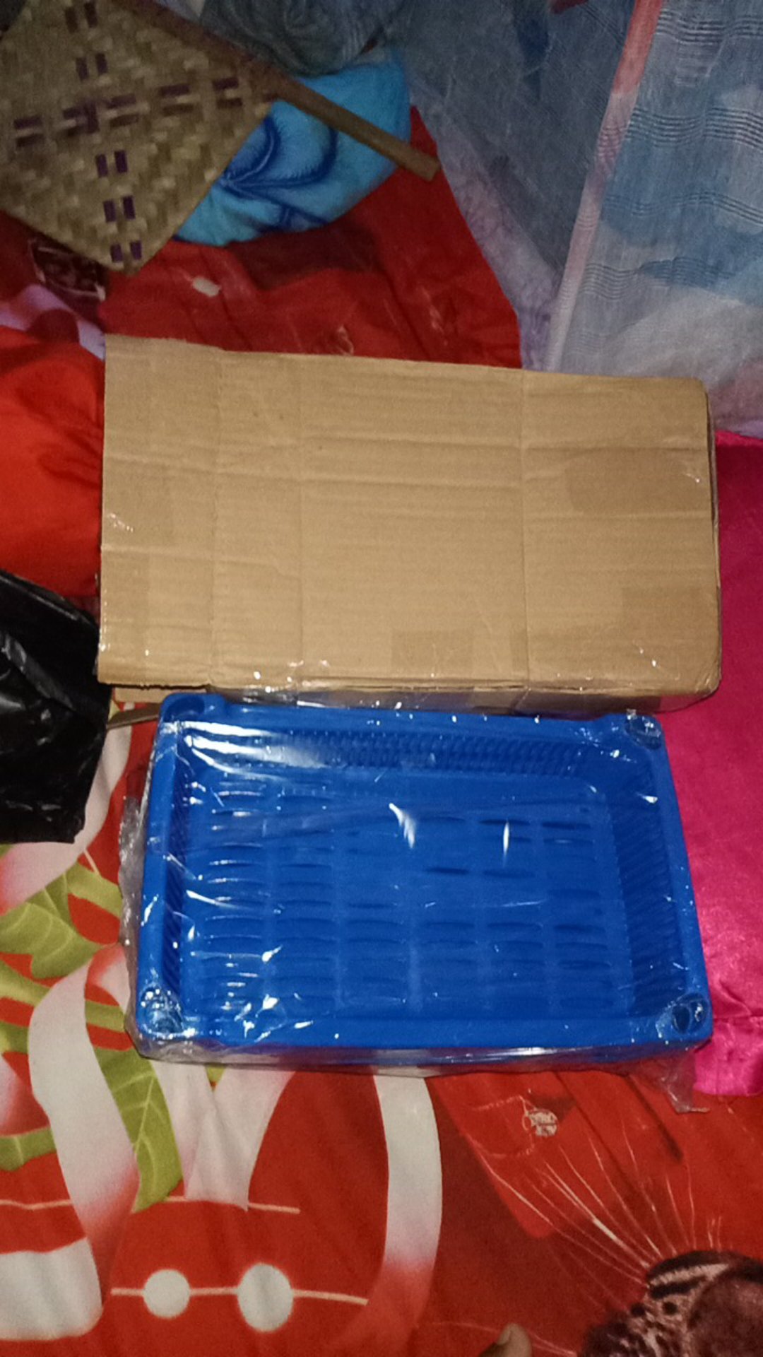 Rak Plastik 3 Susun Kecil 30x19x39cm Rak Susun Portable Serbaguna Multifungsi  800gr