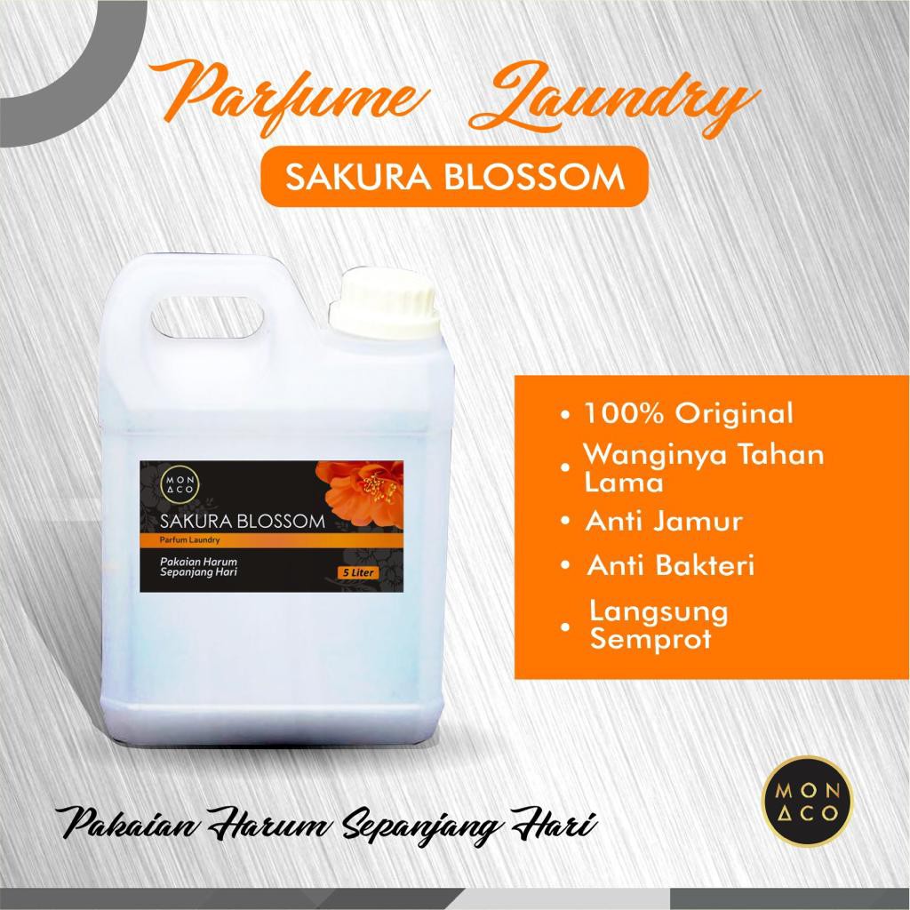 Parfum Laundry&amp; Seterika 5 LITER - AROMA SAKURA