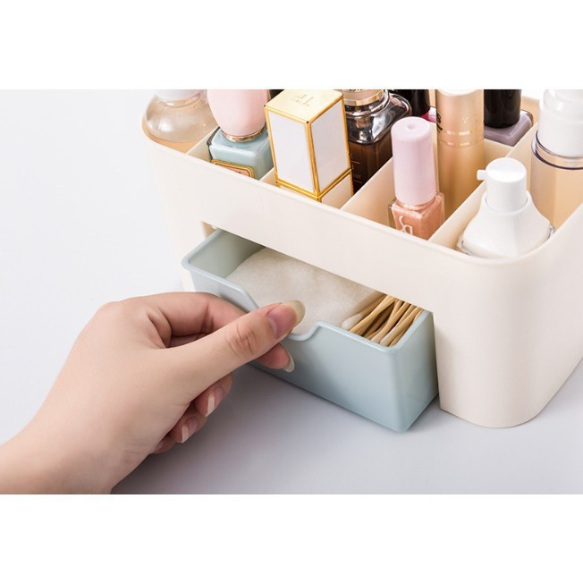 Tempat Kosmetik Plastik Rak Make Up Serbaguna Storage Makeup Organizer