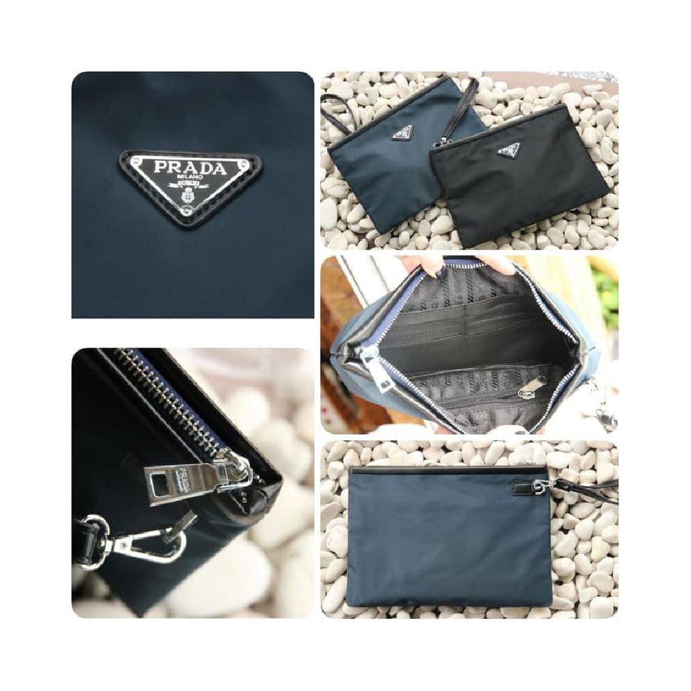 PRADA PARASUT CLUTCH & MESSENGER PURSE 5182