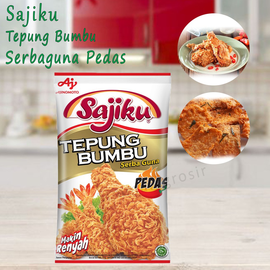 Sajiku / Tepung Bumbu / Tepung Serbaguna / Pedas / 70gr