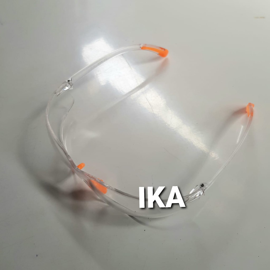 Kacamata Safety Goggle Glasses Kaca mata Las Bening Clear Murah Pelindung Mata