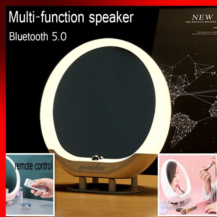 Led Vanity Mirror Bluetooth Speaker Wireless Remote Control Portable Mini Stereo Stereo Lighting Desk Lamp Makeup Mirror Wireless Speaker Bluetooth Memory Card U Disk Bluetooth Wireless Speaker Call And Radio Shopee